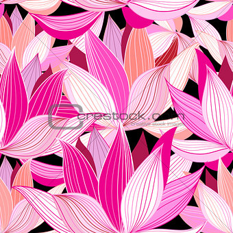 beautiful lotus flower pattern