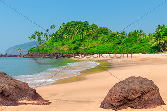 perfect beach for recreation. very beautiful landscape