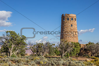 Watch tower at the Grand Canyon