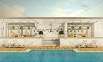 Luxury resort with pool