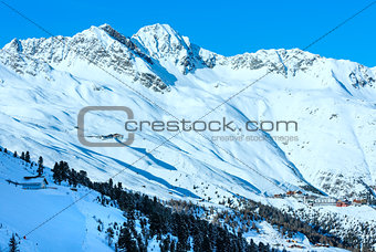 Winter mountain landscape  (Austria).