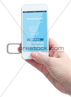 mobile shopping concept