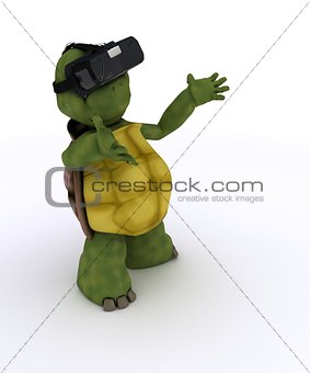 tortoise with VR headset