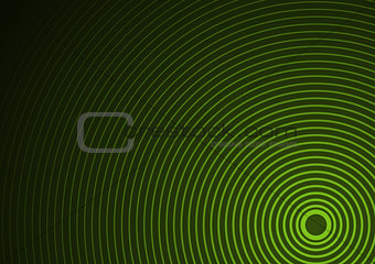 Green Circular Background
