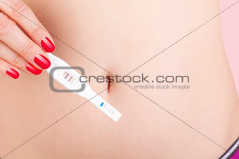 Pregnancy test.