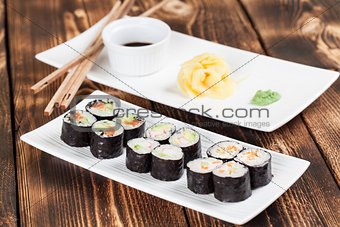 Maki sushi set