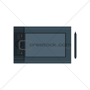 Icon Graphic Tablet, Vector Illustration