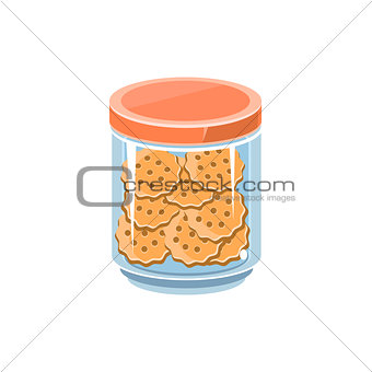 Cookies In Transparent Jar