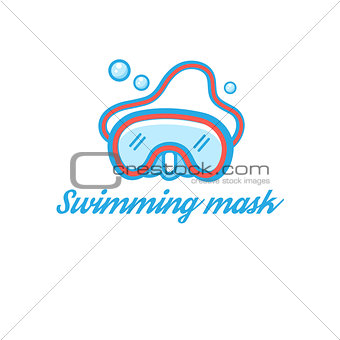 Symbol scuba mask