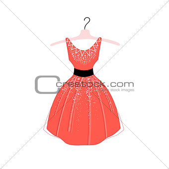 Illustration of fashionable dress