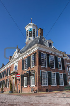 Town hall in the historical center of Dokkum