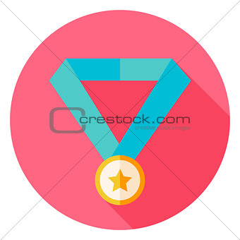 Award Medal Circle Icon