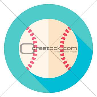 Baseball Ball Circle Icon
