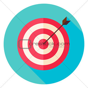 Target and Arrow Circle Icon