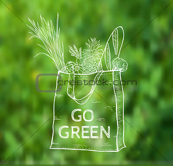 Reusable shopping  eco bag