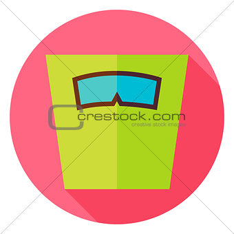 Weight Scale Circle Icon