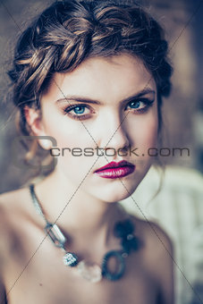 Fashion portrait of young woman