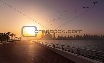 Dubai Skyline Boardwalk