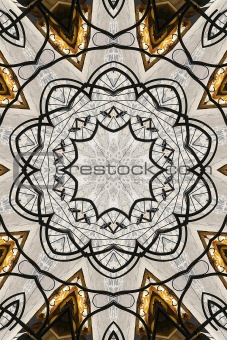 Abstract metallic garland