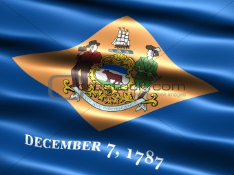 Flag of the state of Delaware