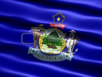 Flag of the state of Maine