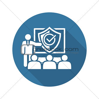 Security Briefing Icon. Business Concept.
