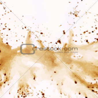 Background Coffee Stains Low-Poly