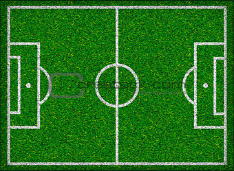 Football field. Vector illustration.