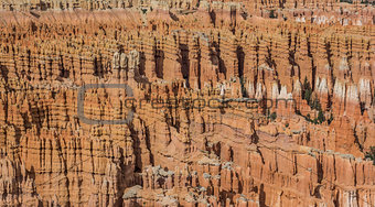 Close up of the amphitheater in Bryce Canyon