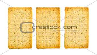 Simple crackers isolated