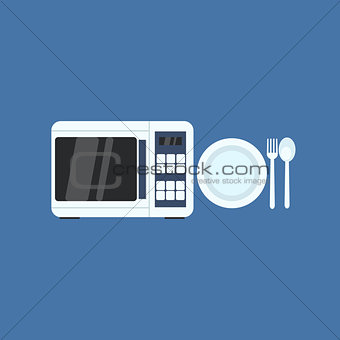Microwave Oven And Plate