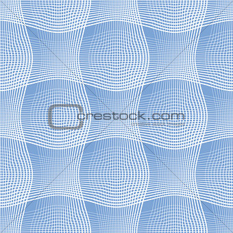 Seamless blue geometric pattern. 