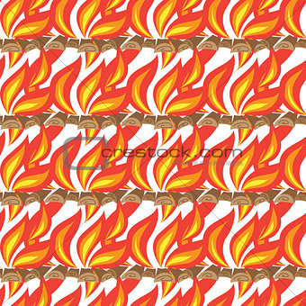 fire seamless isolated