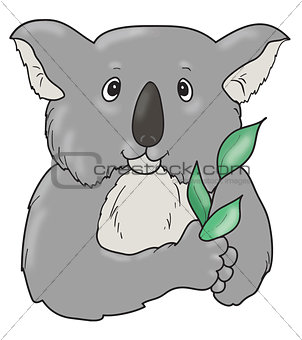 Koala icon art.