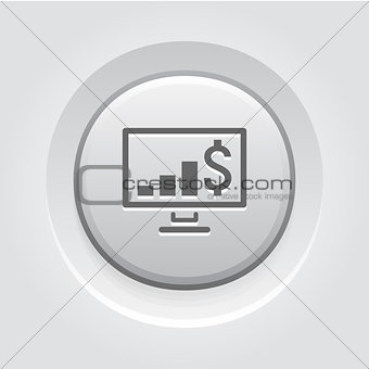 Business Chart on Desktop Icon