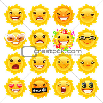 Fun Sun Emojis