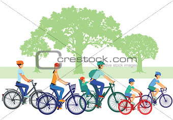 Cycling with children and family