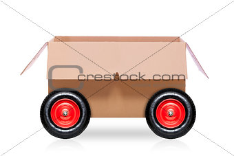 moving box on wheels
