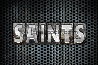 Saints Concept Metal Letterpress Type