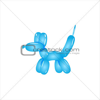 Classic Blue Balloon Dog