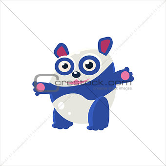 Blue Panda Bear