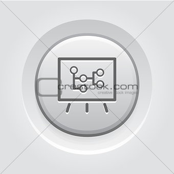 Mind Map Icon. Business Concept