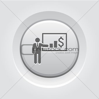 Presentation Icon. Business Concept