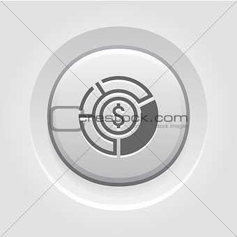 Market Share Icon. Business Concept