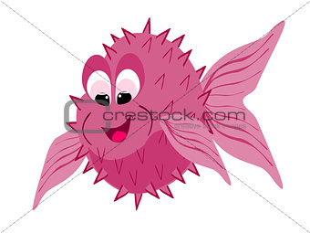Purple Puffer Fish