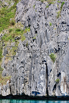 Cadlao island rocks cliff El Nido Philippines