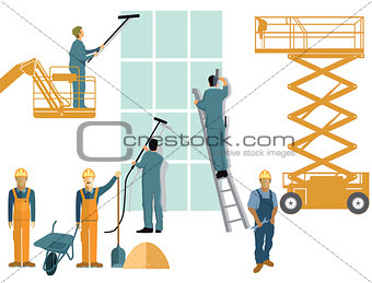 Construction and building cleaning