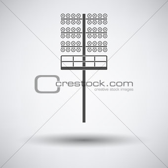 Soccer light mast  icon