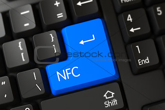 NFC Blue Button.