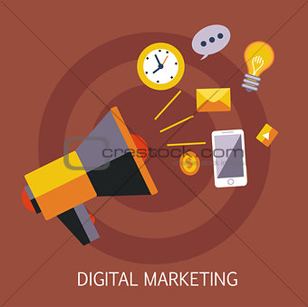 Digital Marketing Concept Art